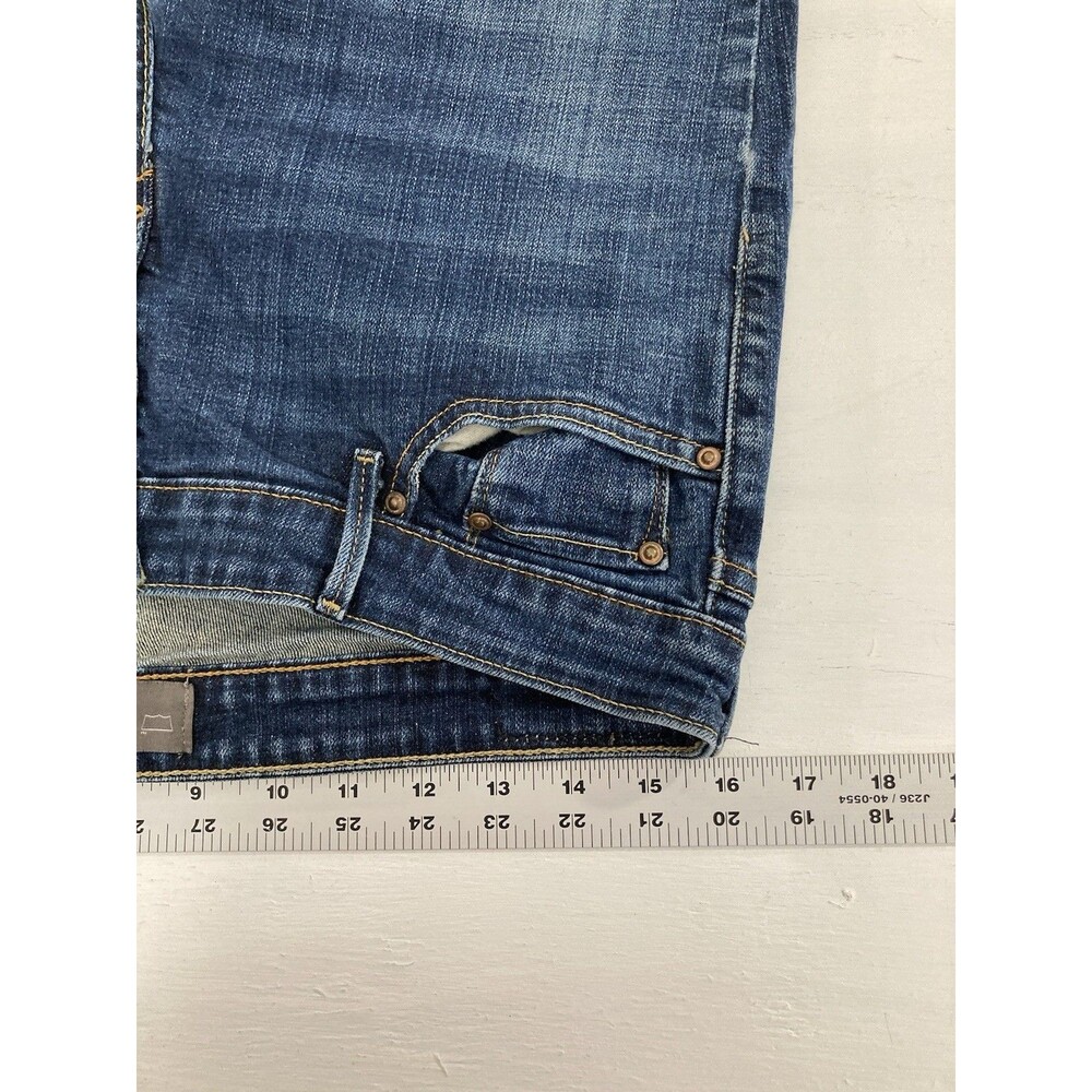 Levi's Slight Curve Jeans Women's 12 M Blue Stretch Straight Leg Denim Casual - Picture 8 of 11